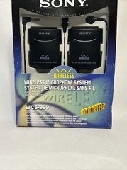 Sony WCS-999 Professional Quality 900MHz Wireless Microphone System NEW Open Box
