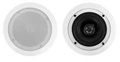Rockville 6-Zone 70v Amplifier+(10) 5.25″ White 2Way Restaurant Ceiling Speakers