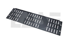 3U (Space) Vented Black Heavy Duty Flanged Blank Rack Case Panel 19″ x 5.25″