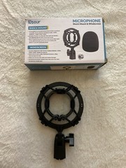 Etour Microphone Suspension Shock Mount for Recording