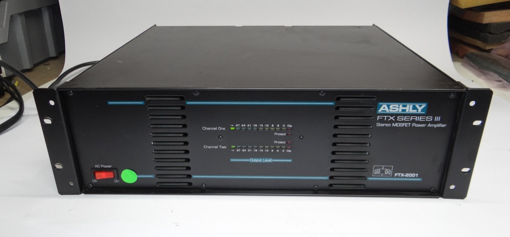 Ashly FTX-2001 Series III 1000W Stereo Power Amplifier