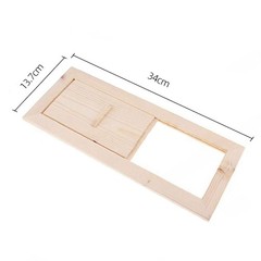 Natural Hemlock Wood Sauna Ventilation Slider for Enhanced Sauna Climate