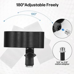 1pcs Large Microphone Clip, Adjustable Mic Holder for Microphones with Outer …
