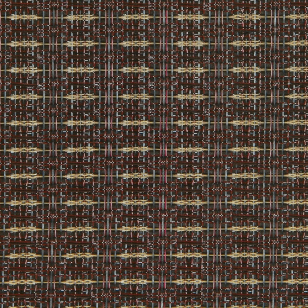 36″ Speaker Grill Cloth Fabric Burgundy/Beige Stripe Yard