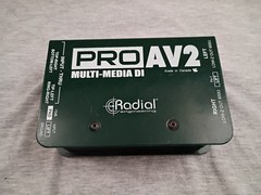 Radial ProAV2 Pro AV2 Multimedia Stereo DI Direct Box PROAUDIOSTAR