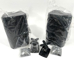 New Open Box Pair QSC AD-S4T-BK 4″ Two-Way Surface Mount Loudspeaker – Black