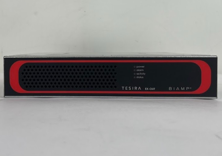 Biamp Tesira EX-OUT 4-Channel Line Output Audio Expander PoE+ AVB Network