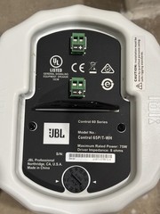 Single JBL Control 60 Series 75W 8 Ohm C65P/T-WH Pendant Speaker -NEW/OPEN BOX-