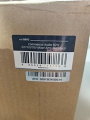 Commercial Audio 60-Watt 2-Channel 70V-100V Mixer Amplifier new