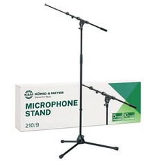 Konig & Meyer 210/9 Tripod Microphone Stand w/ Telescoping Boom 35in-63in