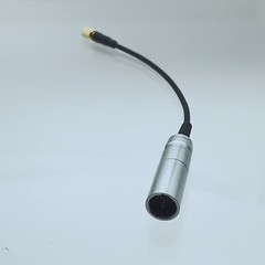 Microdot male to Mini-XLR TA4M 4pin plug 6″ audio RF cable for Microphones