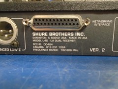 Shure U4D-UA Dual Channel Wireless Microphone Receiver no antennas or mics