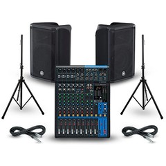 Yamaha MG12XU with DBR PA Package 10″ Mains