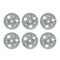 6PCS 1/4 7 inch Reel To Reel Tape Adapter Replace Nab Hub Reel Tape Adapter
