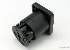 (2)Two Neutrik NL4MP-ST Female SpeakON 4 Pole Panel Mount w/ Screw Terminals