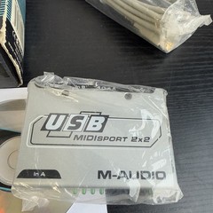 M-Audio USB Midisport 2×2 MIDI Interface 2 In 2 Out USB MIDI Interface New NIB