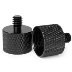 Frgyee 5/8 to 1/4 Adapter, Mic Thread Adapter 5/8″ Female 2pc, 2pc