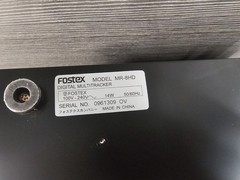 Fostex MR-8HD Silver Digital Multitrack Recorder with Power Cord & Manual