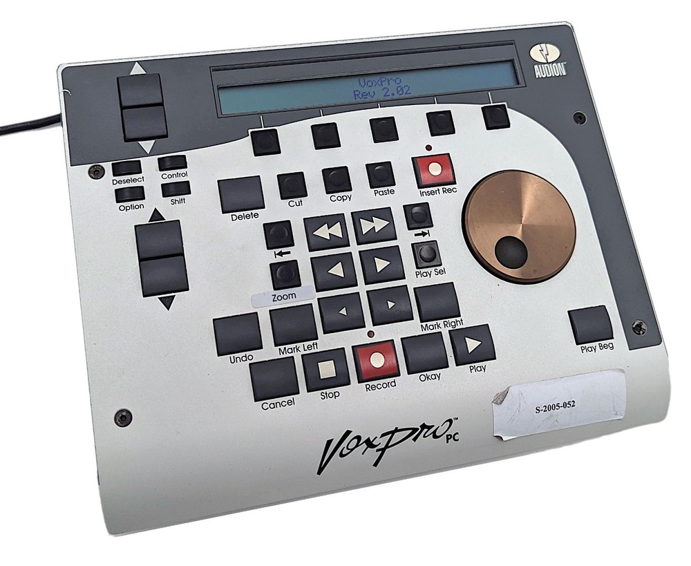 Audion Vox Pro PC Rev 2.02 Digital Audio Editing Control – Works – No Software
