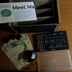 Moog Mavis Synthesizer Fully Built with Box, Safeguard, Patch Sheets/cable,Power