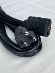 WURLITZER 200 Power cord with oval connector PH-163, New