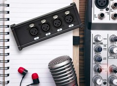 4 Channel 3 Pin Multi Network XLR Cable Breakout for Stage Sound Lighting and…