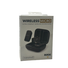 Rode Wireless Micro Compact Wireless Microphone Two Mics Charge Case Lightning