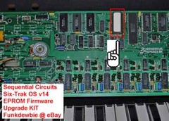 Sequential Circuits Six-Trak OS v14 EPROM Firmware Upgrade KIT / New ROM Update