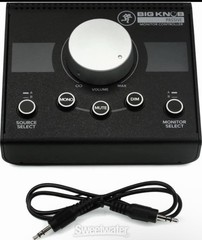 Mackie Big Knob Passive 2×2 Studio Monitor Controller, NEW (no Box)