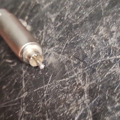 RCA Male to XLR Female Audio Interconnect Adapter 1:1 Silver 0ft