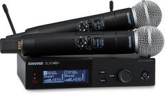 Shure SLXD24D+B58-G57 Handheld Microphone System, Dual, With Beta58A Transmitter
