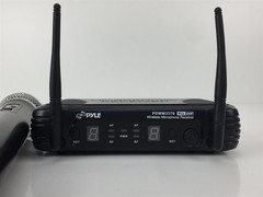 Pyle PDWM3378 PLL UHF Wireless Microphone Receiver with Hand Held Transmitter