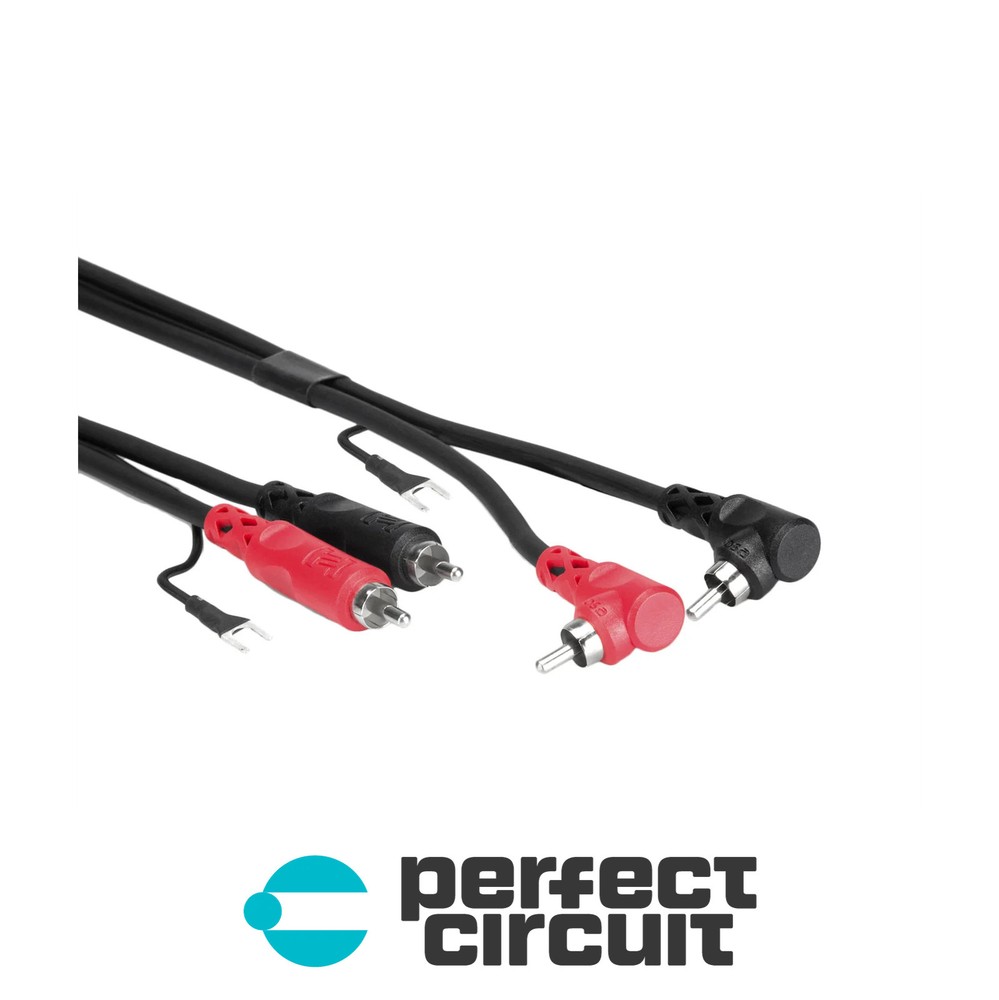 Hosa CRA-201DJ Dual RCA to Angled RCA 1-Meter CABLE – NEW – PERFECT CIRCUIT