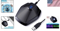 Durable Mini USB Microphone with Voice Activation – Perfect for Court Reports