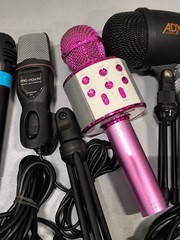 Lot of 10 Used Microphones – Various Brands & Models, Working