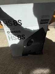 Yamaha HS8S Active Powered Subwoofer 150W 8in Driver Wired XLR/TRS Black