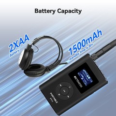 Retekess Wireless Tour Guide Audio System Mic Transmitter 6 Receivers Meeting