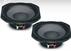 2x Eighteen Sound 6NM410B 6″ Neodymium Midrange Speaker 180Watt AES 8-Ohm (PAIR)