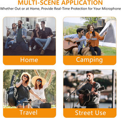 Wireless Microphone Case Compatible with JBL Wireless Two Microphone System, Dua