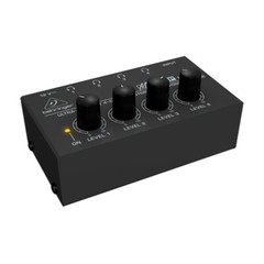 Behringer MicroAMP HA400 4-Channel Small Headphone Amplifier 120V US IEC Plug