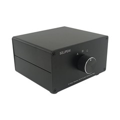 1 in 3 Out XLR Balanced Audio Switch Box, 3-Channels XLR Stereo Converter,Passiv