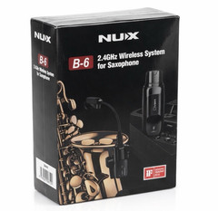 NUX B-6 2.4GHz Wireless Saxophone Microphone System, Black – NIB