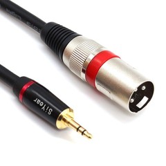 1.5 FT 3.5mm Mini Jack 1/8 Inch Stereo To XLR Male Microphone Cable Adapter