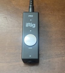 IK Multimedia iRig PRO Portable Battery-Powered USB Audio Interface; Gently Used