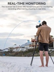 SYNCO G1(A1) Gray, 2.4GHz Wireless Lavalier Microphone for DSLR Camera