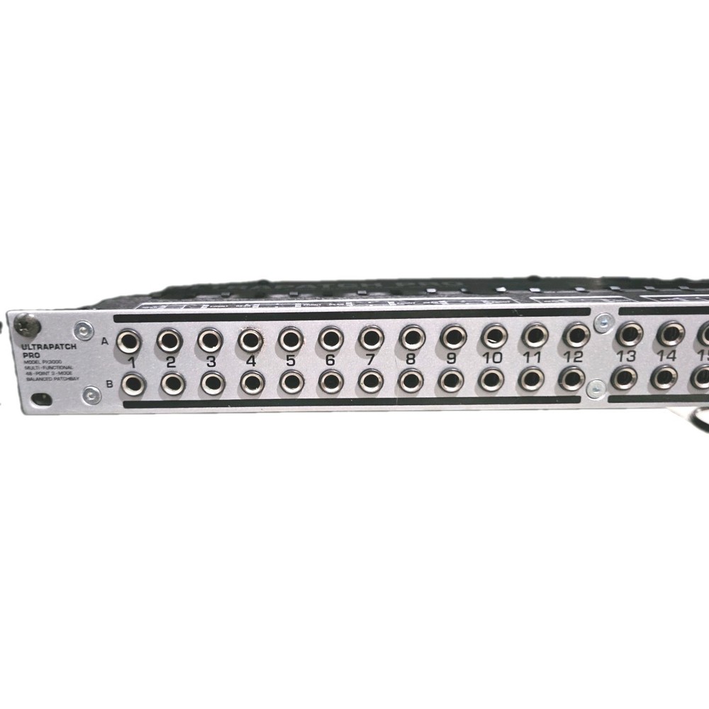 Behringer PX3000 Ultrapatch Pro 48 Point Audio Patch Bay