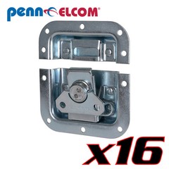 Sixteen Pack Penn Elcom L905/928 Butterfly Latch 4.125″ PennBrite