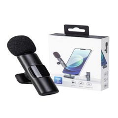 Lavalier Wireless Microphone Audio Video Recording Mini Mic For iphone/Android