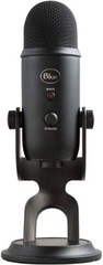 Blue Yeti Professional Multi-Pattern USB Condenser Microphone – Blackout (/RT…