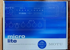 MOTU micro lite 5×5 USB Bus-Powered MIDI Interface MicroLite U269855
